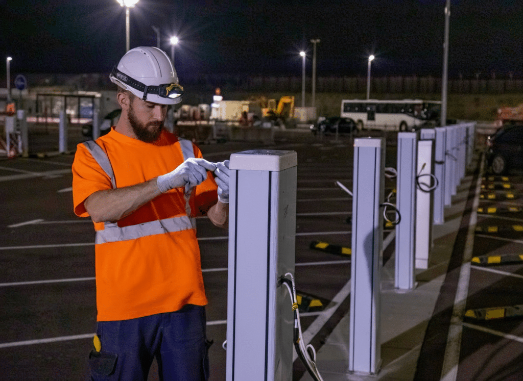 Tech IRVE borne chantier